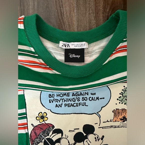Zara Disney Mickey Mouse T-Shirt - Picture 3 of 3